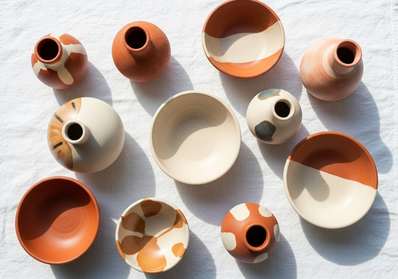 Готовые работы из глины — результаты студентов Handclay